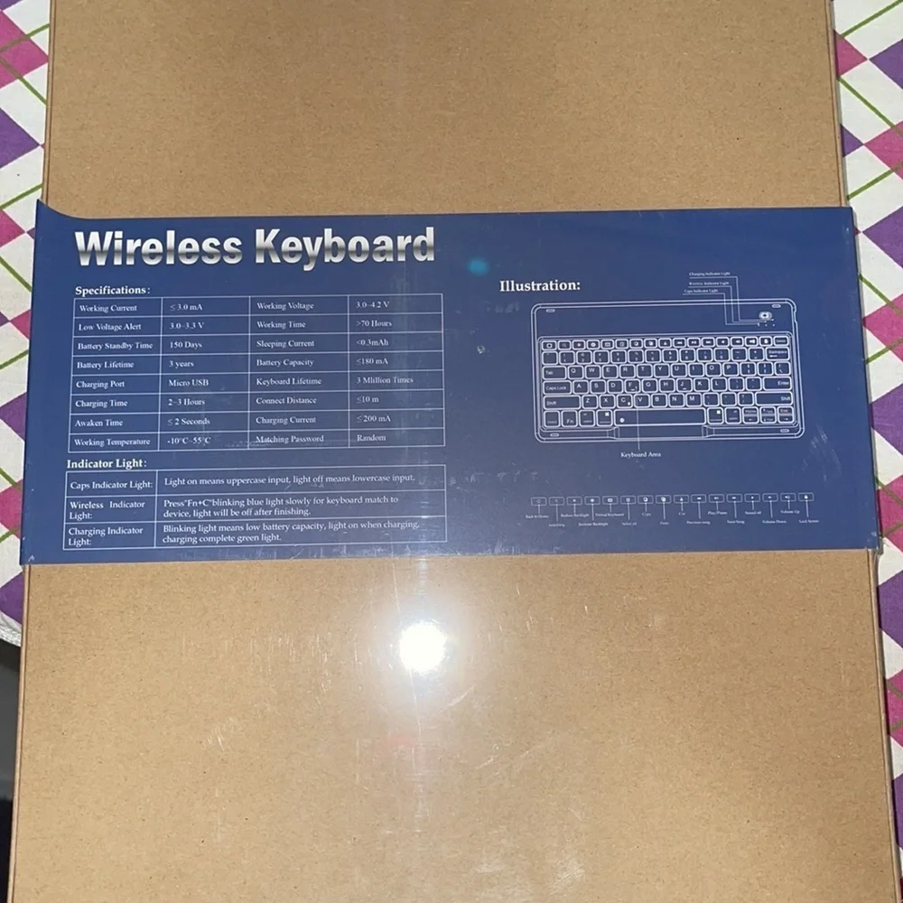 Brand new never opened Black Wireless Keyboard for iPad Pro 2018
